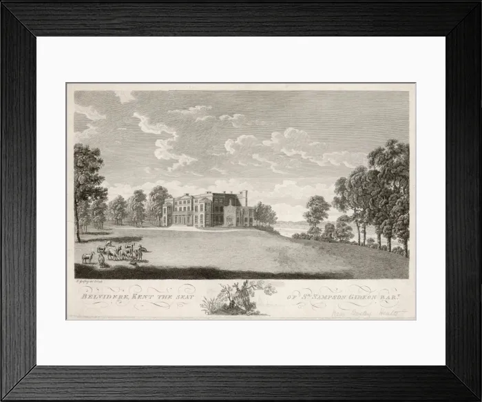 Framed Print : Belvedere Mansion Framed Print : Belvedere Mansion