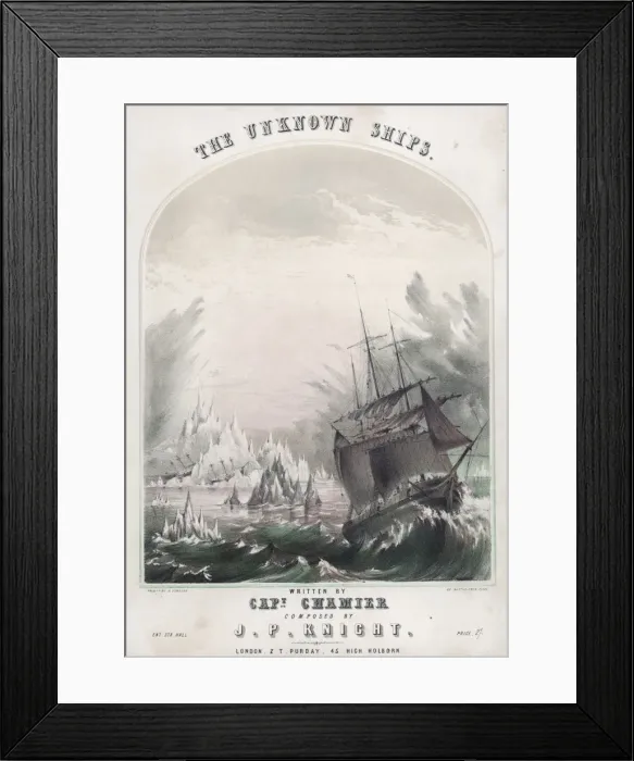 Framed Print : Ships in the Ice Framed Print : Ships in the Ice