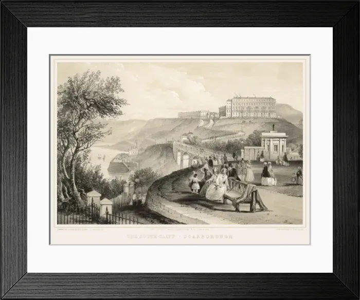 Framed Print : Scarborough / South Cliff Framed Print : Scarborough / South Cliff