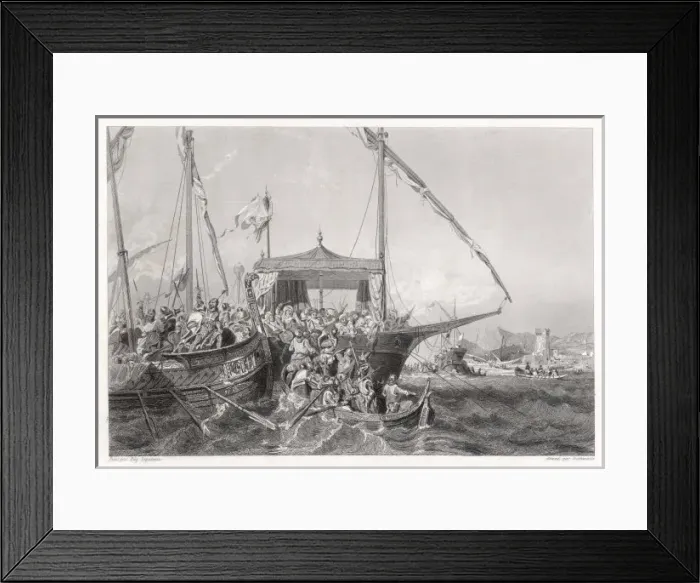 Framed Print : Battle of Embro 1346 Framed Print : Battle of Embro 1346