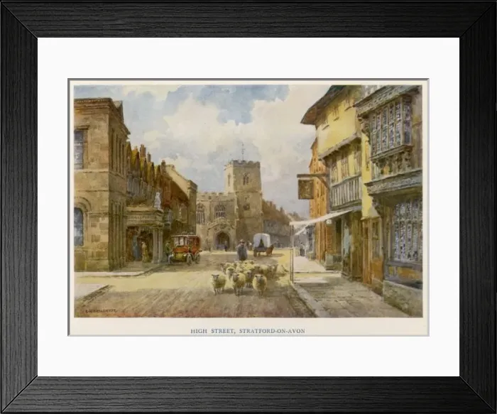 Framed Print : Stratford / High Street Framed Print : Stratford / High Street
