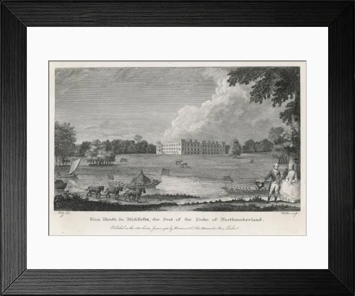 Framed Print : Syon House / Middx C1780 Framed Print : Syon House / Middx C1780