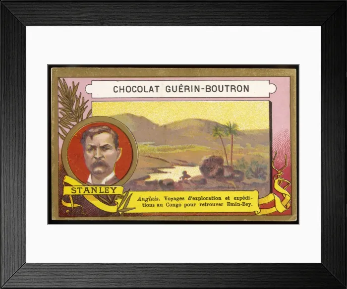 Framed Print : H M Stanley (Card) Framed Print : H M Stanley (Card)