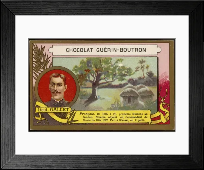Framed Print : Lieutenant Gallet Framed Print : Lieutenant Gallet