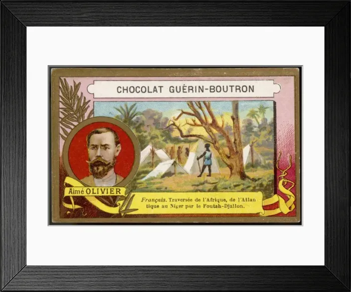 Framed Print : Aime Olivier, Explorer Framed Print : Aime Olivier, Explorer