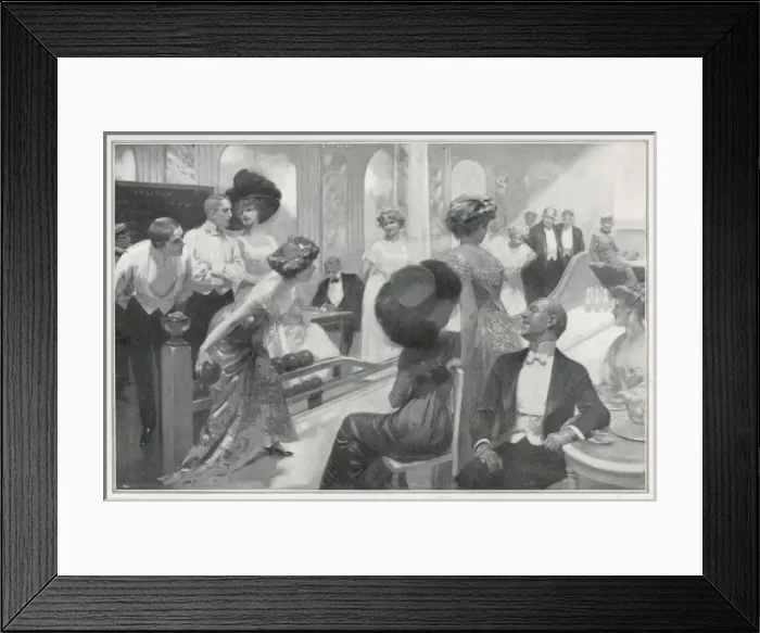 Framed Print : Fashionable Bowling Framed Print : Fashionable Bowling