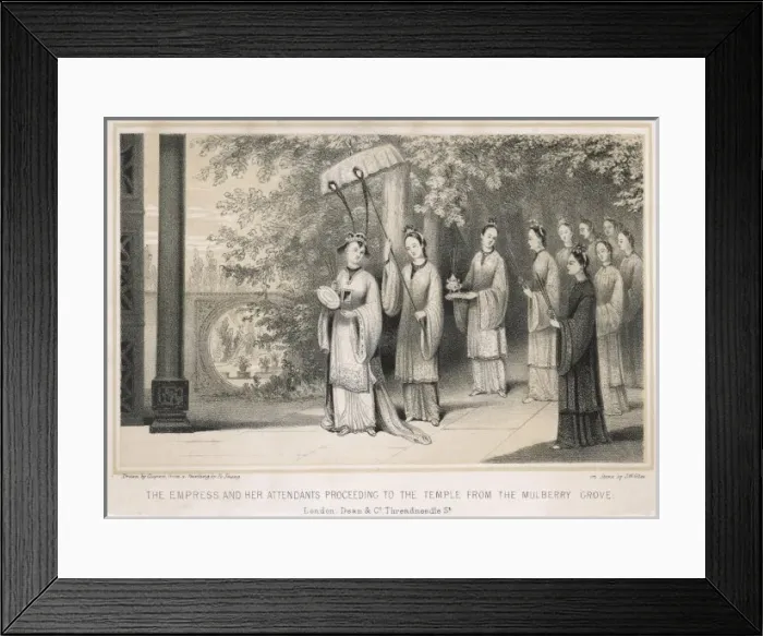 Framed Print : Silk Ceremony / China Framed Print : Silk Ceremony / China