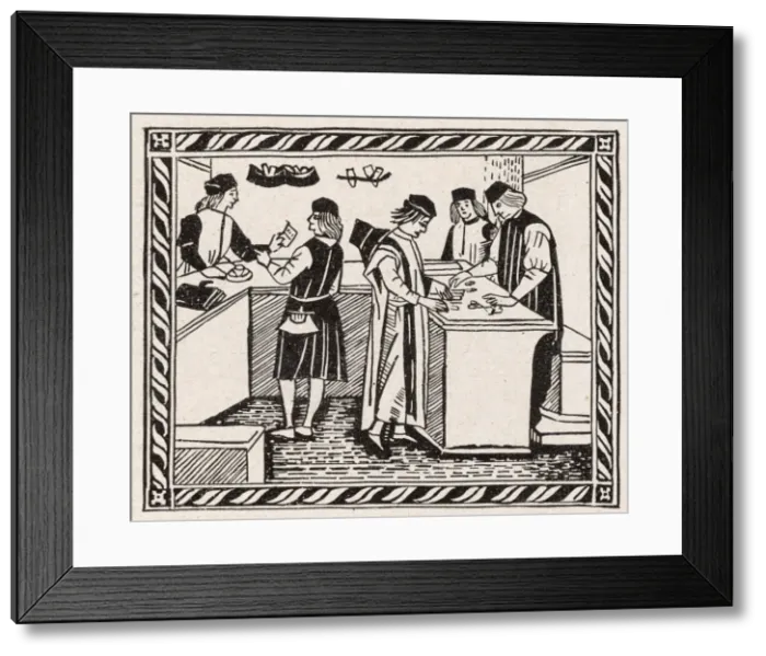 Framed Print : C15 Italian Bank Framed Print : C15 Italian Bank