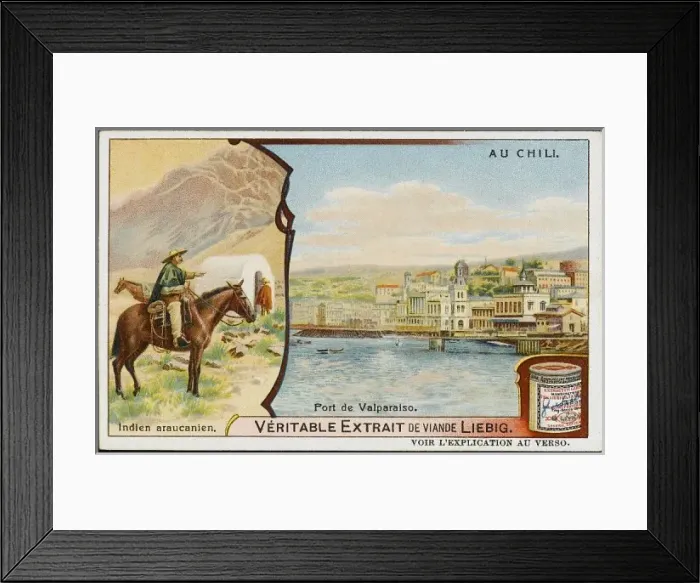 Framed Print : Chile / Valparaiso C1900 Framed Print : Chile / Valparaiso C1900