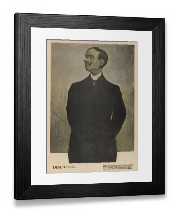 Framed Print : DESCHANEL. PAUL-EUGENE-LOUIS DESCHANEL French statesman President briefly in 1920 Framed Print : DESCHANEL. PAUL-EUGENE-LOUIS DESCHANEL French statesman President briefly in 1920