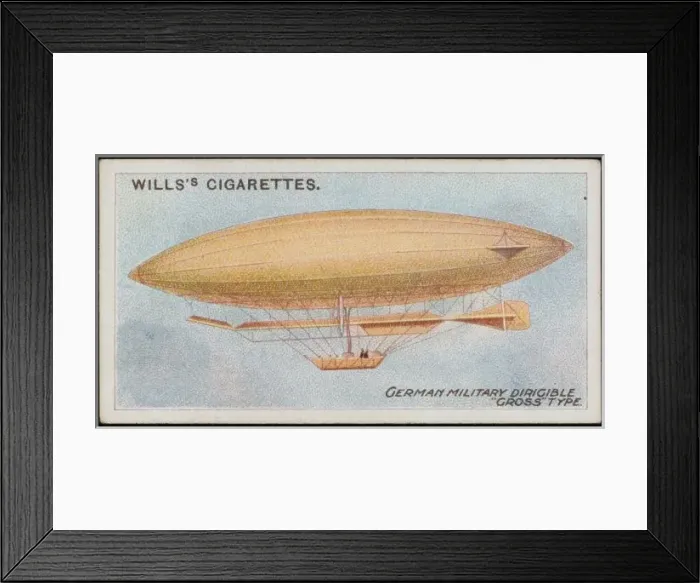 Framed Print : Gross German Airship Framed Print : Gross German Airship