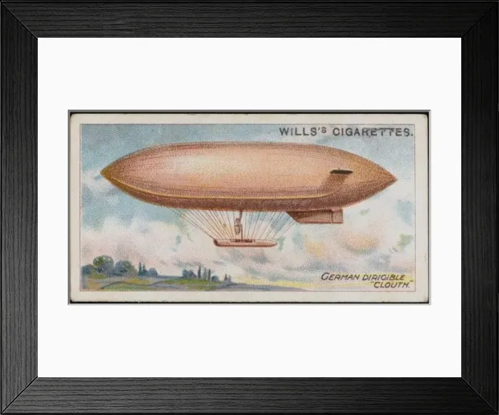 Framed Print : Clouth German Airship Framed Print : Clouth German Airship