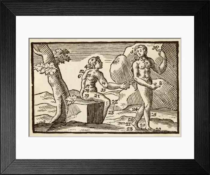 Framed Print : MAN & WOMAN / 1746 Framed Print : MAN & WOMAN / 1746
