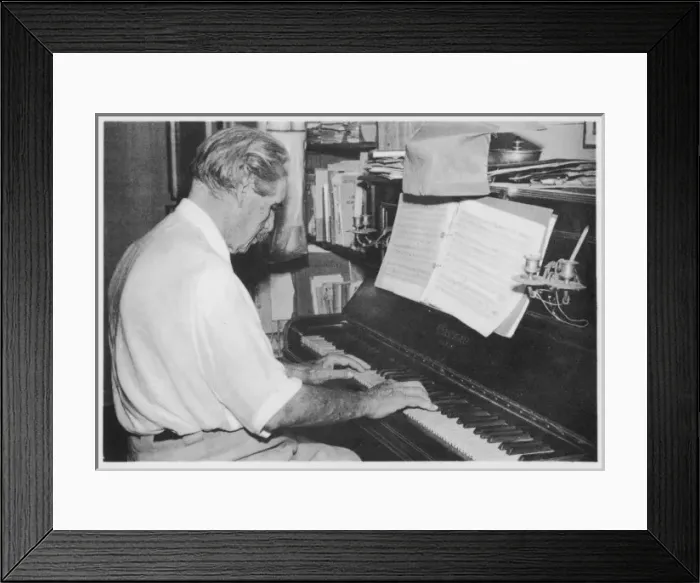 Framed Print : Schweitzer / Postcard 1956 Framed Print : Schweitzer / Postcard 1956