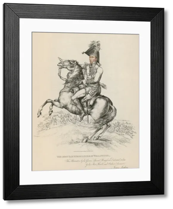 Framed Print : Wellington on Horseback Framed Print : Wellington on Horseback