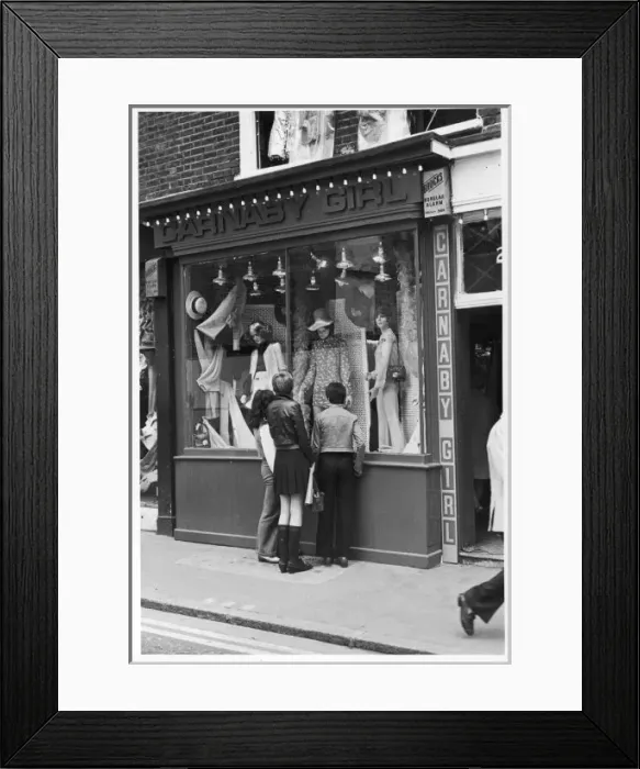 Framed Print : Carnaby Street Boutique Framed Print : Carnaby Street Boutique