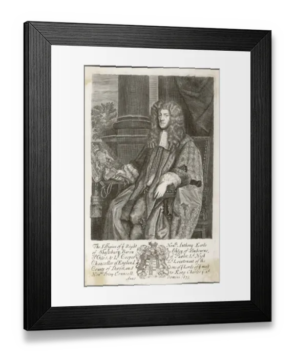 Framed Print : Shaftesbury / 1st Earl / 73 Framed Print : Shaftesbury / 1st Earl / 73