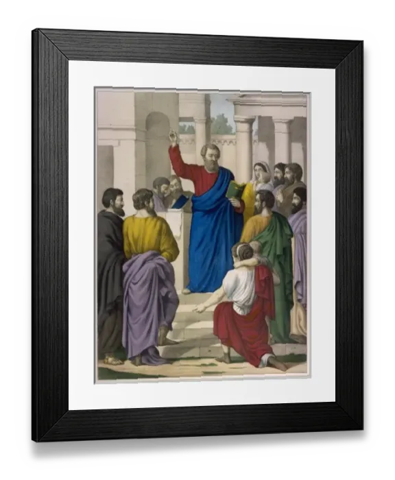 Framed Print : Esdras Preaching Framed Print : Esdras Preaching