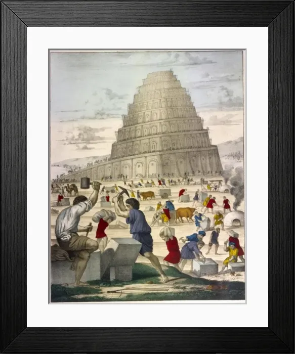Framed Print : Tower of Babel Framed Print : Tower of Babel
