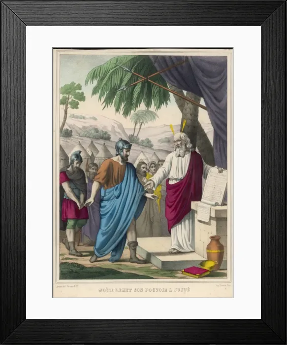 Framed Print : Joshua and Moses Framed Print : Joshua and Moses