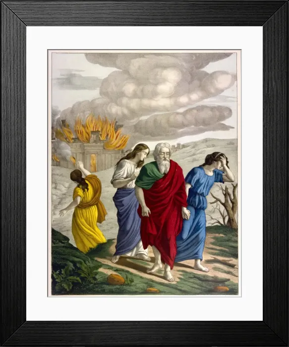 Framed Print : Sodom and Gomorrah Framed Print : Sodom and Gomorrah