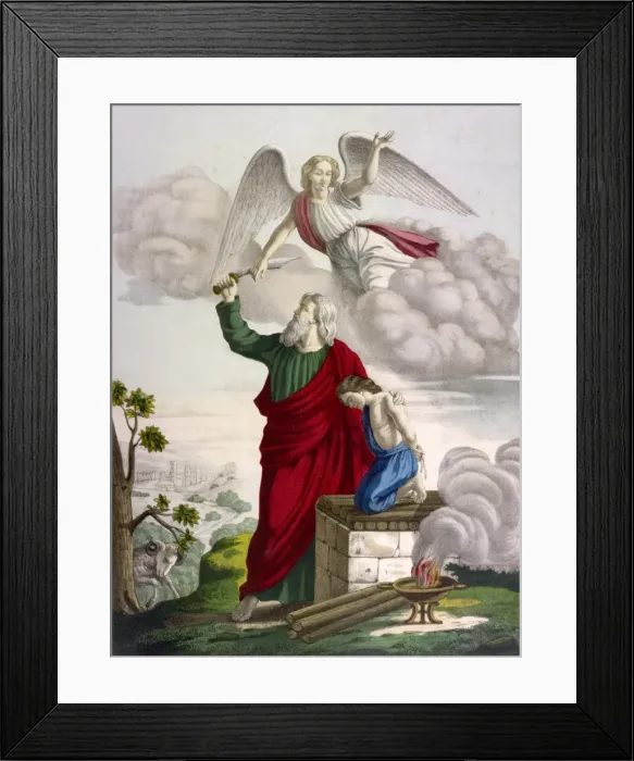 Framed Print : Abraham and Isaac Framed Print : Abraham and Isaac