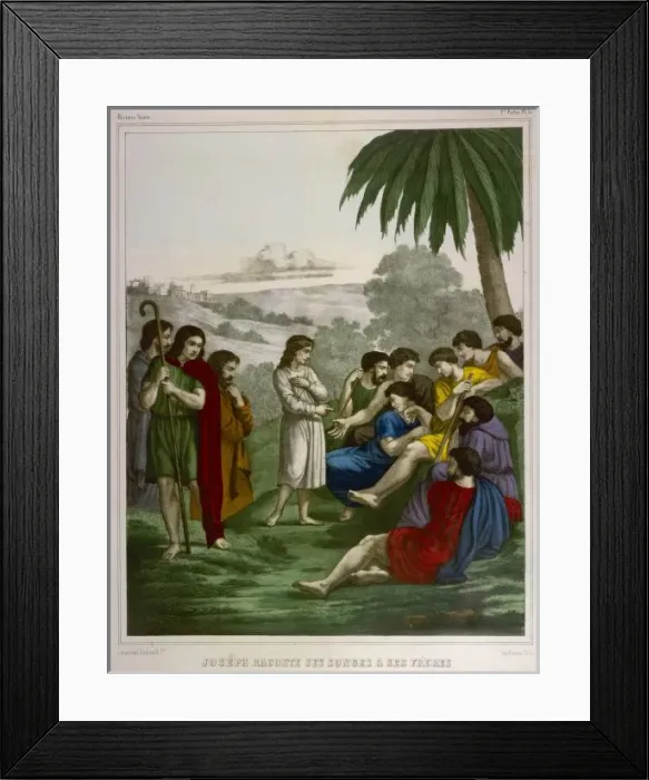 Framed Print : Joseph Tells his Dreams Framed Print : Joseph Tells his Dreams