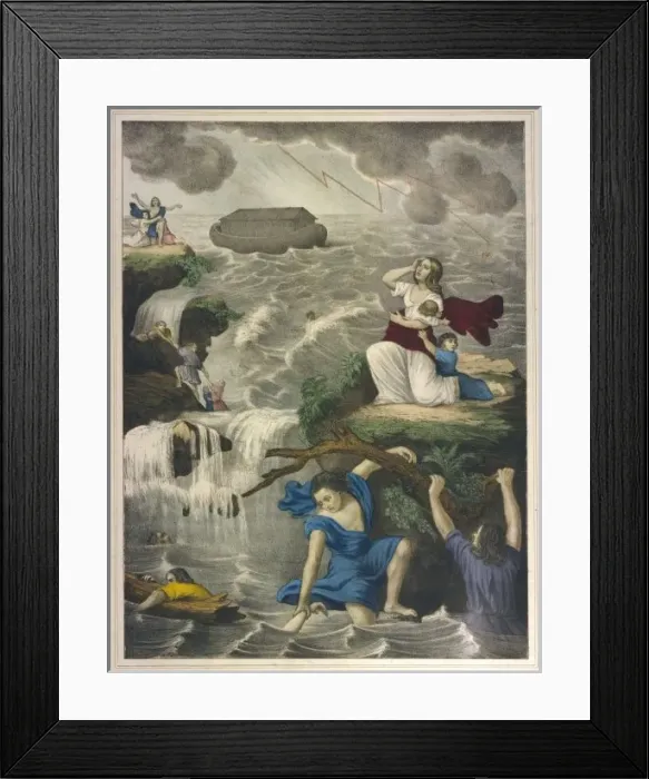 Framed Print : The Deluge Comes Framed Print : The Deluge Comes