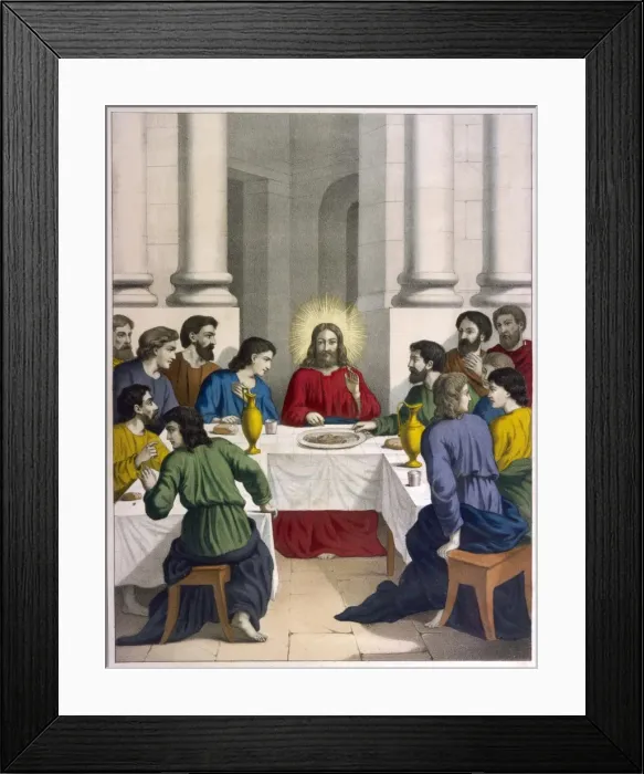 Framed Print : The Last Supper Framed Print : The Last Supper