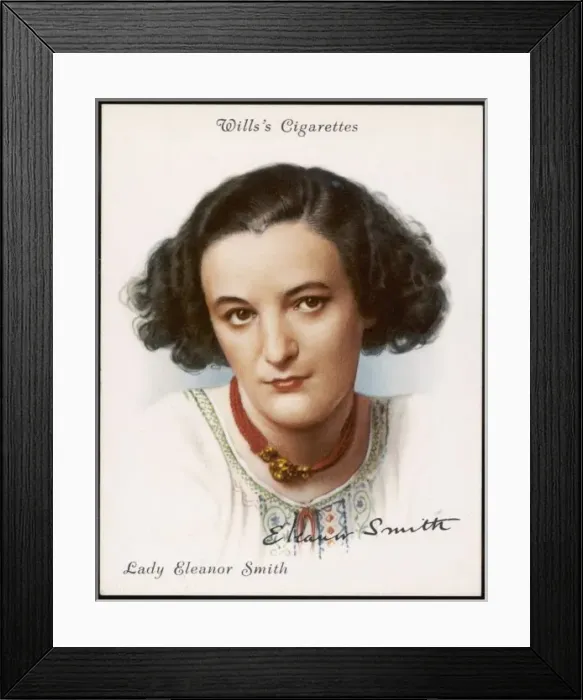 Framed Print : Eleanor Smith / Cig Card Framed Print : Eleanor Smith / Cig Card