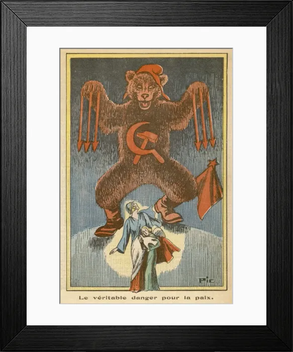 Framed Print : Soviet Threat to Peace Framed Print : Soviet Threat to Peace