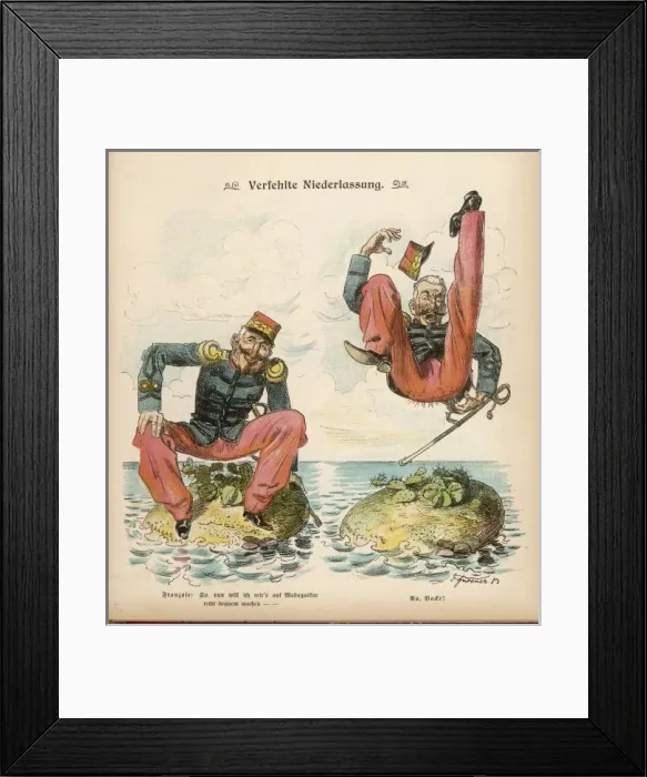 Framed Print : Madagascar Welcome 1895 Framed Print : Madagascar Welcome 1895