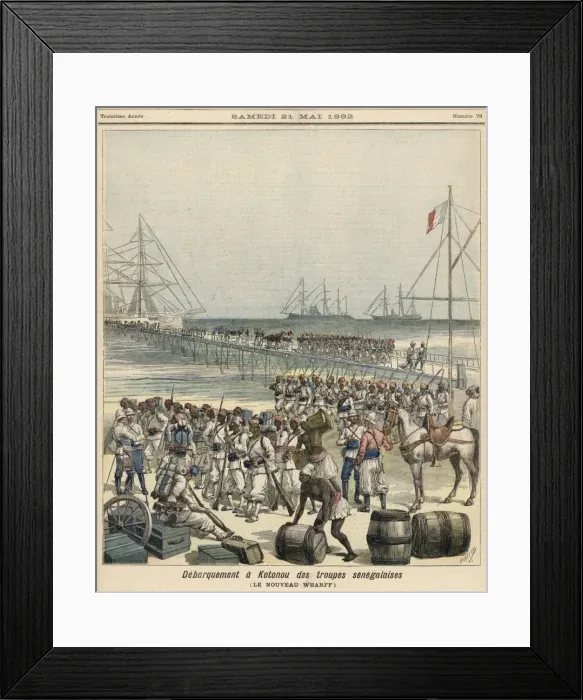 Framed Print : Dahomey Rebellion Framed Print : Dahomey Rebellion