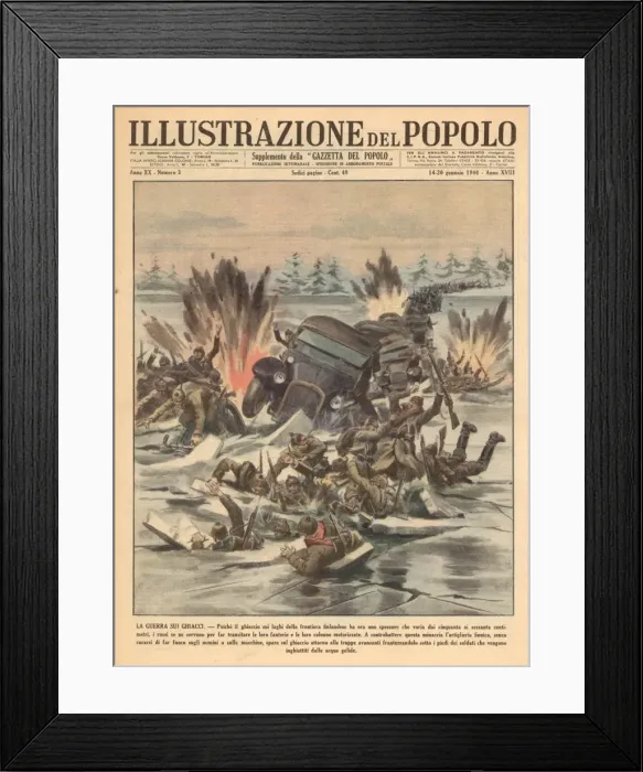 Framed Print : Russians Cross Lake Framed Print : Russians Cross Lake