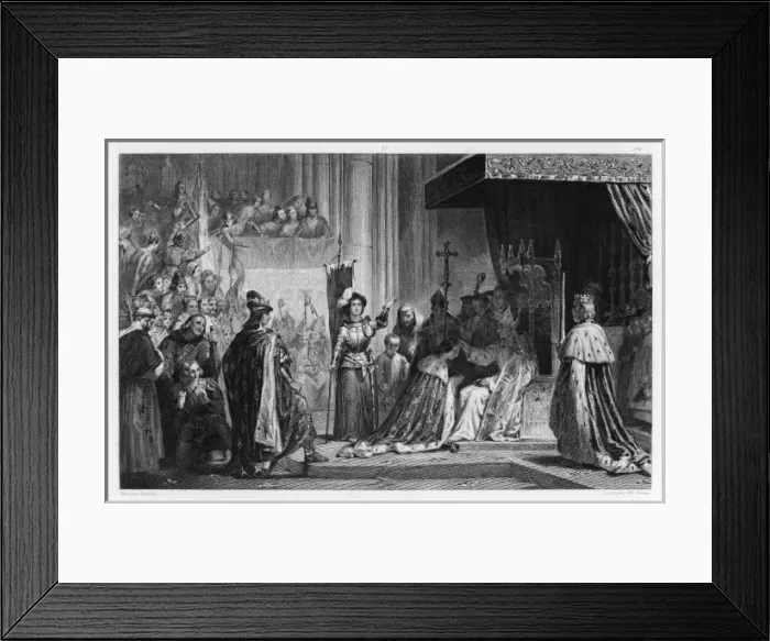 Framed Print : Sacre of Charles VII Framed Print : Sacre of Charles VII
