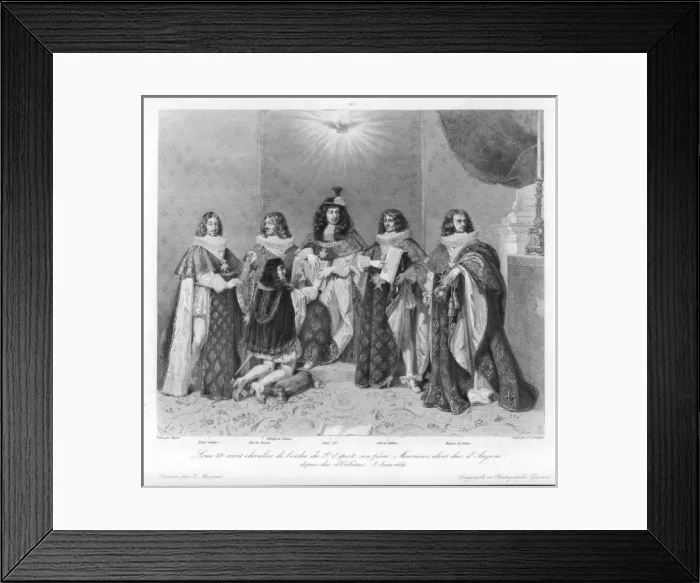 Framed Print : Louis XIV and Chums Framed Print : Louis XIV and Chums