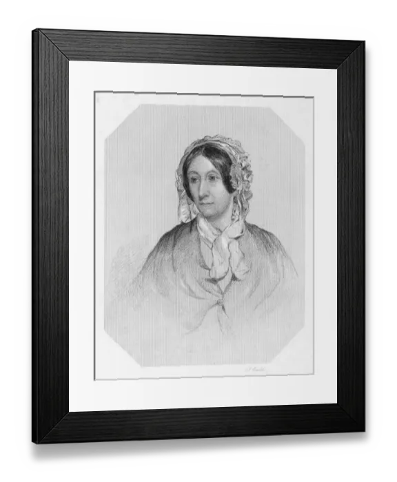 Framed Print : Mary Somerville / Croll Framed Print : Mary Somerville / Croll