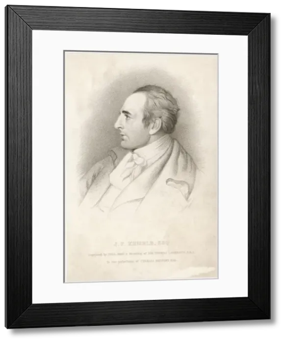 Framed Print : Jp Kemble / Holl / Lawrence Framed Print : Jp Kemble / Holl / Lawrence