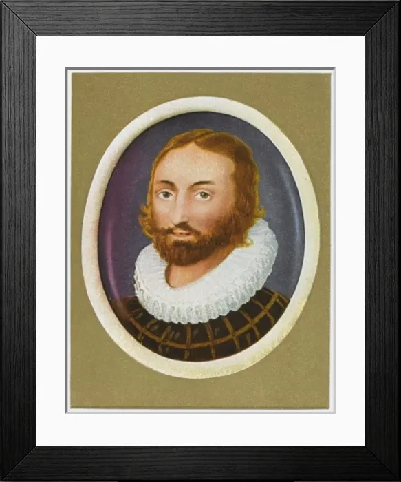 Framed Print : Edmund Spenser / Miniature Framed Print : Edmund Spenser / Miniature