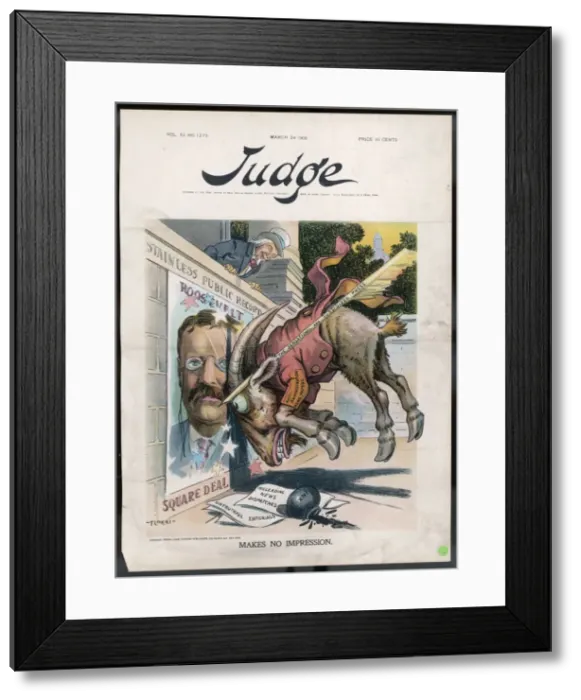 Framed Print : T Roosevelt / Judge 1906 Framed Print : T Roosevelt / Judge 1906