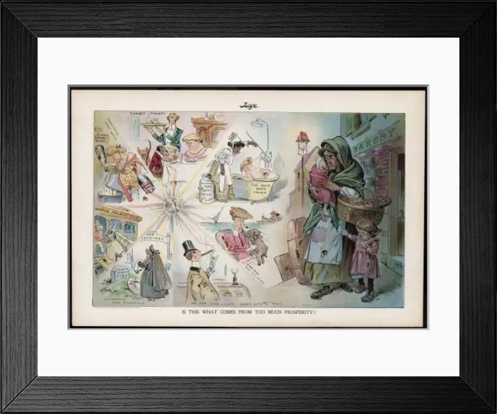Framed Print : Too Much Prosperity? Framed Print : Too Much Prosperity?