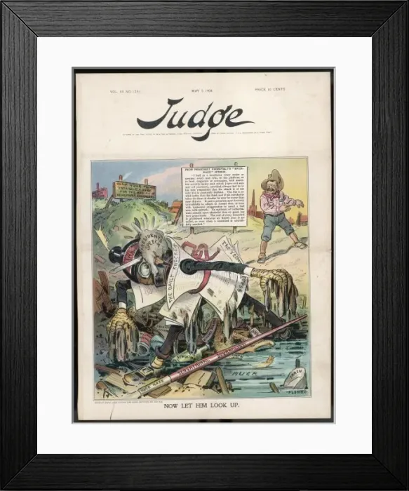 Framed Print : Roosevelt & Muckraking Framed Print : Roosevelt & Muckraking