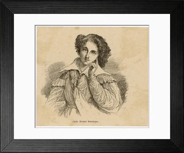 Framed Print : Hester L Stanhope / Anon Framed Print : Hester L Stanhope / Anon