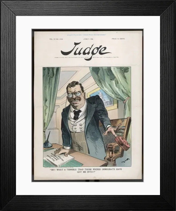 Framed Print : T Roosevelt / Judge 1906 Framed Print : T Roosevelt / Judge 1906