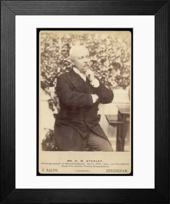 Framed Print : Hm Stanley / Sandringham Framed Print : Hm Stanley / Sandringham