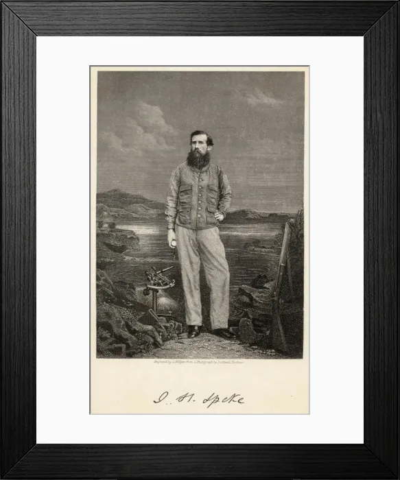 Framed Print : Jh Speke / Hollyer / Southwl Framed Print : Jh Speke / Hollyer / Southwl