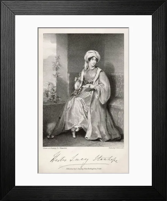 Framed Print : Hester L Stanhope / Hamert Framed Print : Hester L Stanhope / Hamert