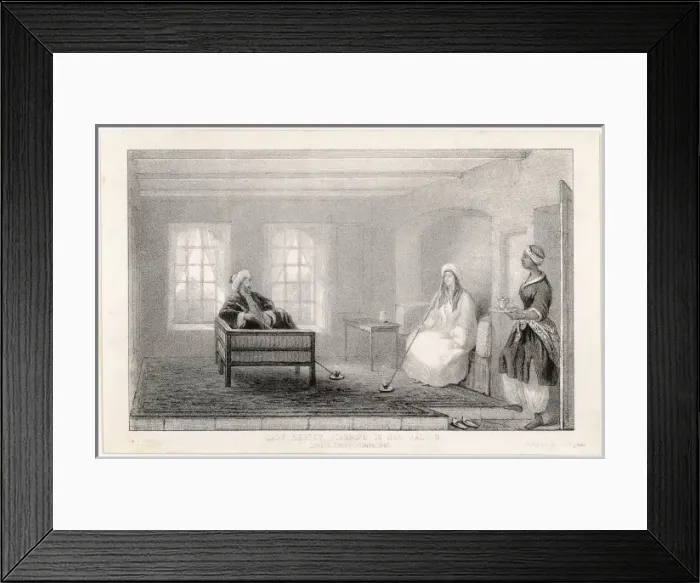 Framed Print : Hester L Stanhope / Saloon Framed Print : Hester L Stanhope / Saloon