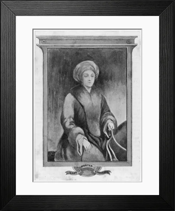 Framed Print : Hester L Stanhope / Anon Framed Print : Hester L Stanhope / Anon