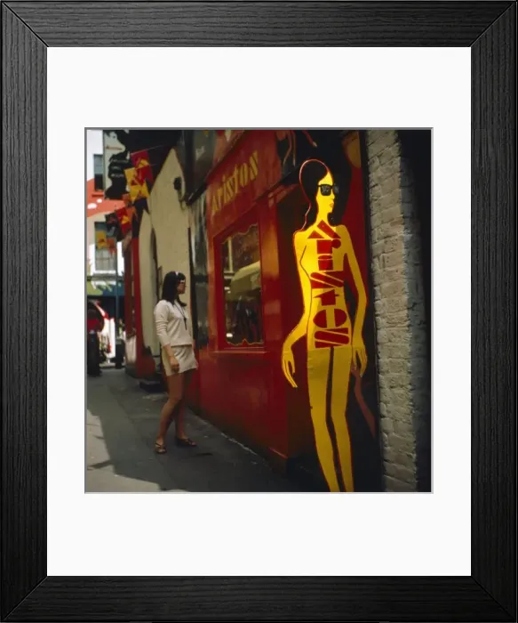 Framed Print : Carnaby Street Girl Framed Print : Carnaby Street Girl